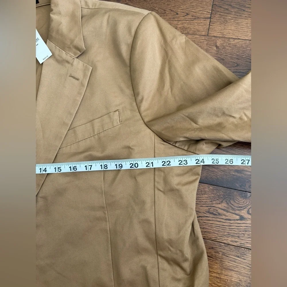 Banana Republic Mens Tailored Fit Tan Suit Jacket Size 48R